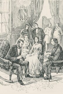 President Lincoln Attends a Seance